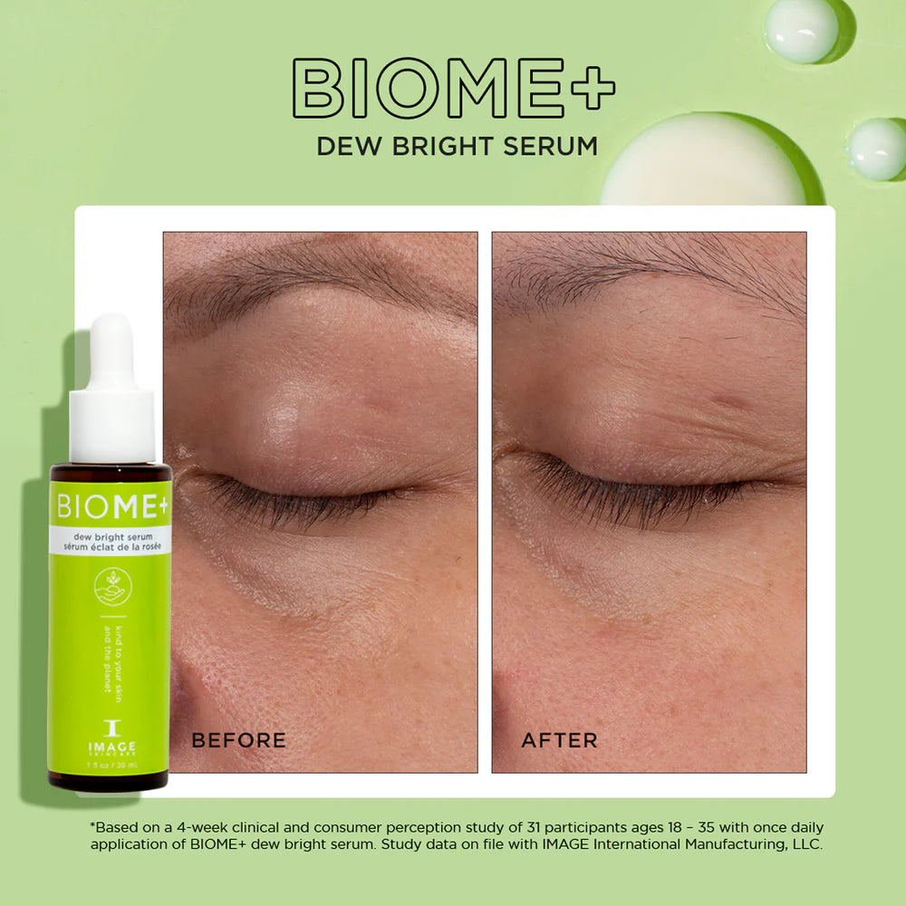 BIOME+ dew bright serum- Retail size (1 fl oz/30 mL)