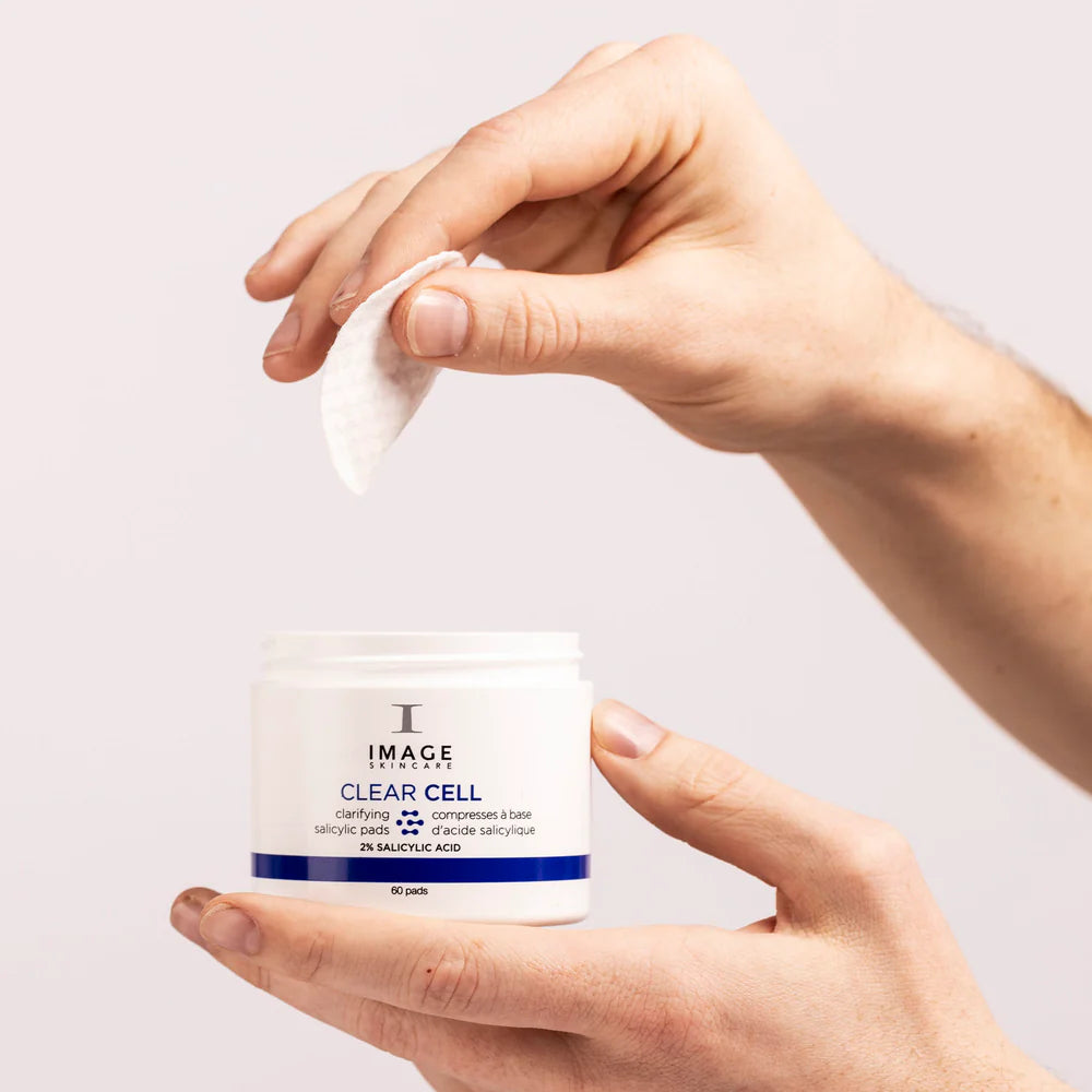 CLEAR CELL salicylic clarifying pads- Retail size (4 oz / 60 pads)