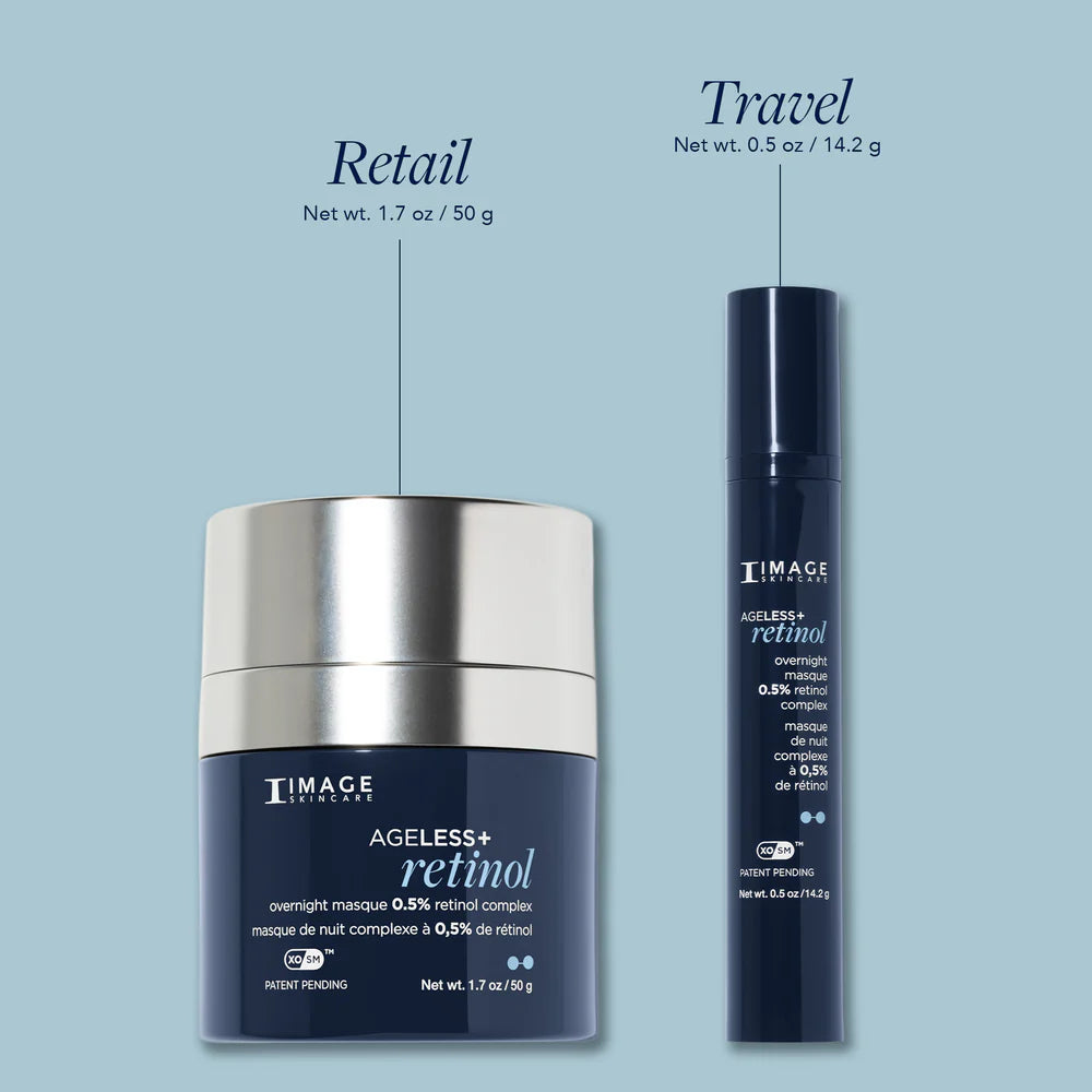 AGELESS+ retinol overnight masque 0.5% retinol complex- Retail Size (1.7 oz/ 50 g)