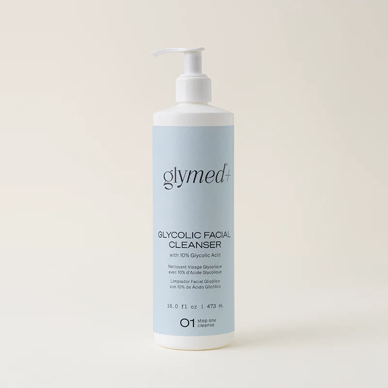Glycolic Facial Cleanser with 10% Glycolic Acid – Retail Size (8 oz / 236 ml)